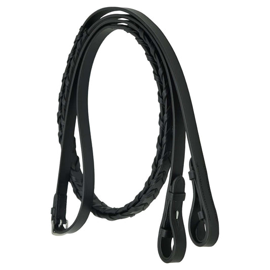 SIE Plaited Leather Bridle Reins