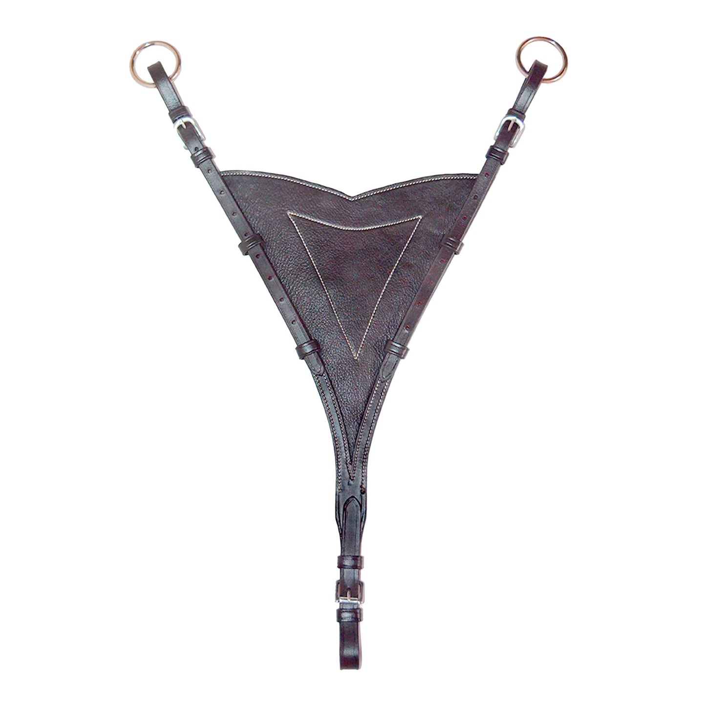 SIE Adjustable Bib Martingale Attachment – Soft Leather, Premium Stainless Hardware