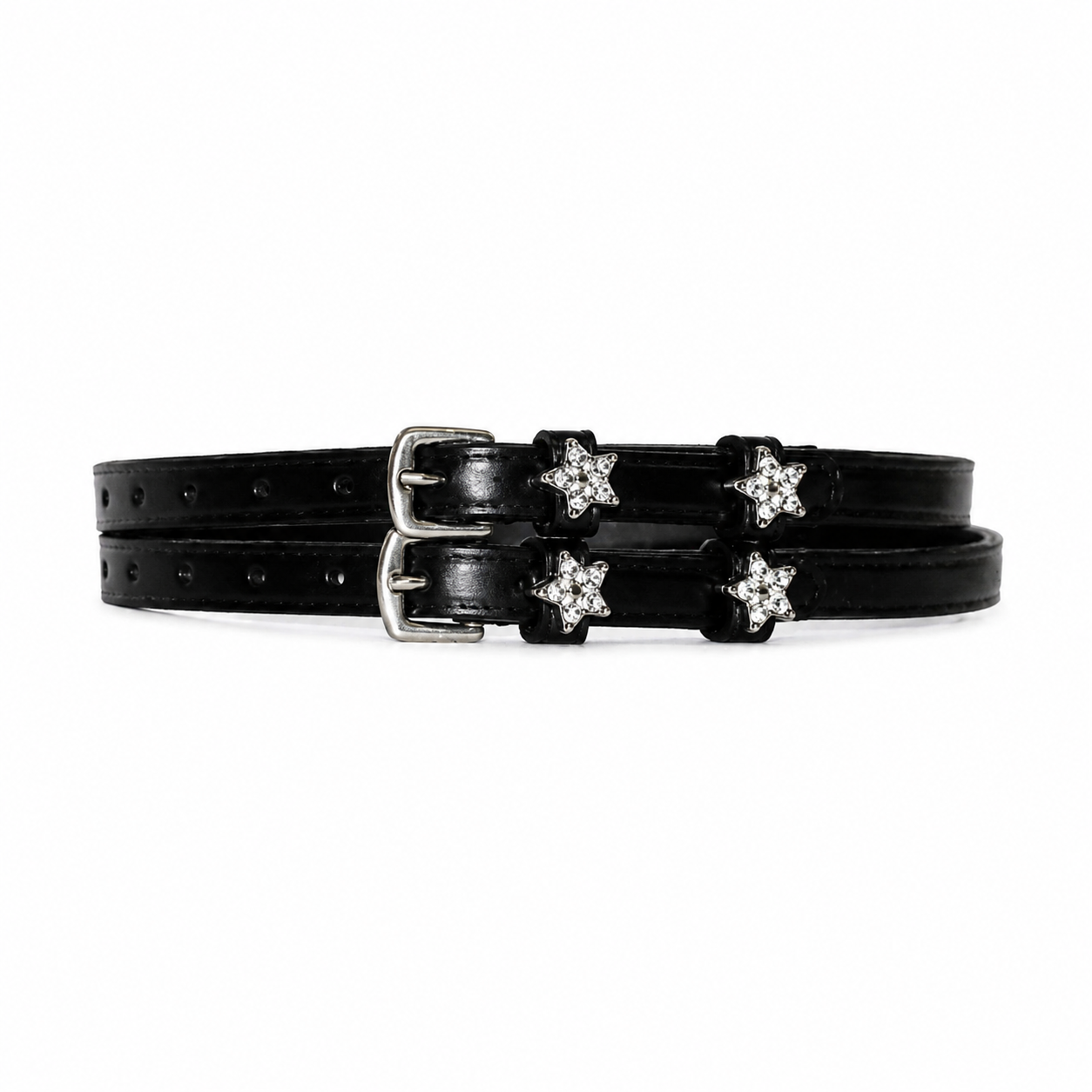 Pair SIE STAR Spur Straps - English Leather Spur Straps