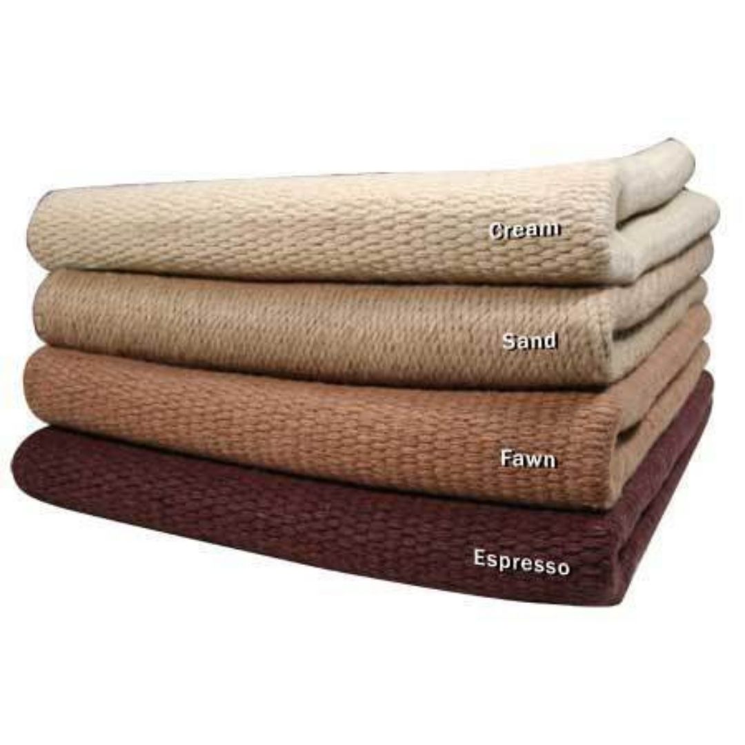 Solid Color New Zealand Wool Saddle Blankets