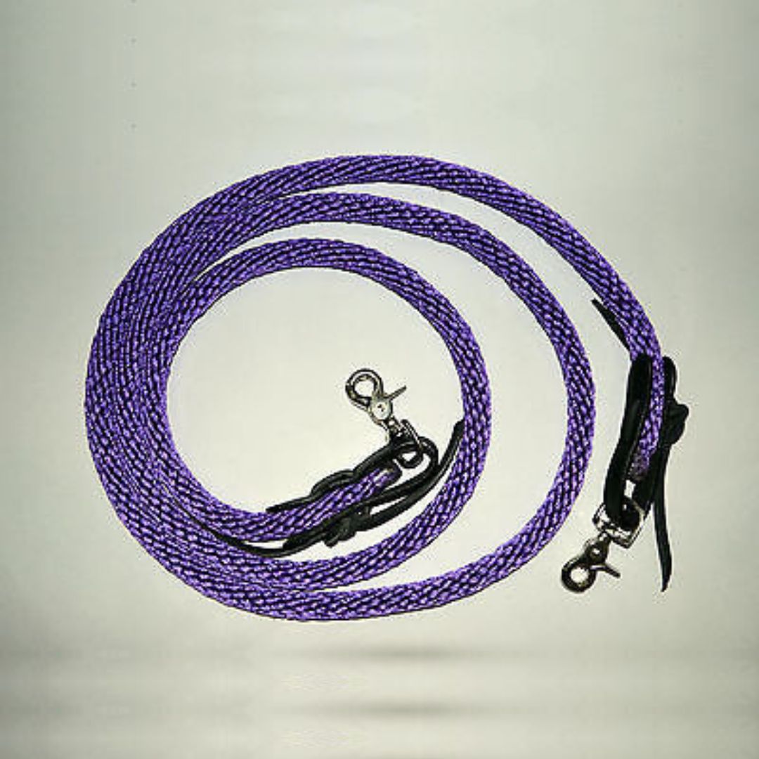 SIE LOT OF 28 - Nylon poly barrel reins 7ft 6 inches