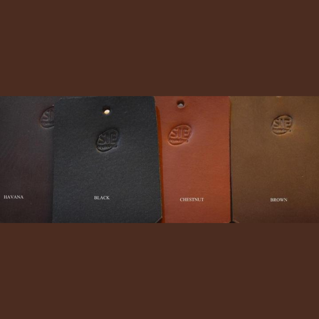 Large Hand Carved Leather Dog Collar