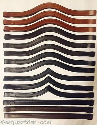 SIE Offer lot of 14 Empty channel browbands - U V and Straight New