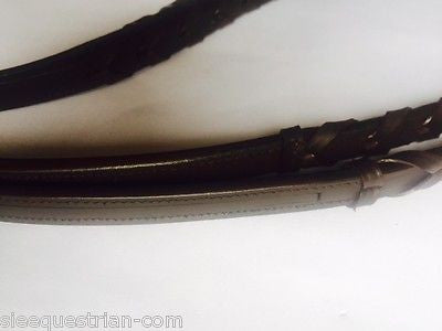 SIE Empty channel leather reins braided - all colors and size