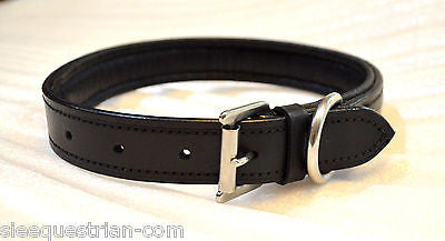 Lot of Qty. 30 Custom Made Empty Channel Leather Dog Collars - Auction