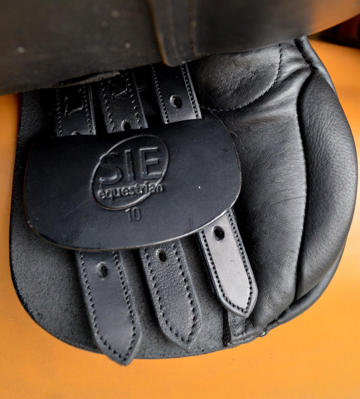 English Jumping LEATHER SADDLE for KIDS- 10" /12" Matching Leathers