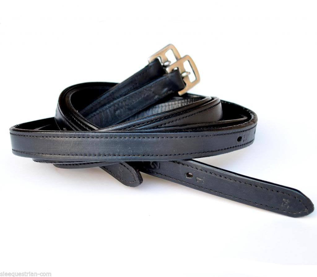 Strong Super soft 62'' long stirrup leathers nylon reinforced