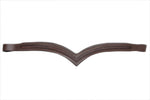 Lot of 8 Empty Channel Havana Leather Browbands for Bridles 15'' 16'' 8 mm V