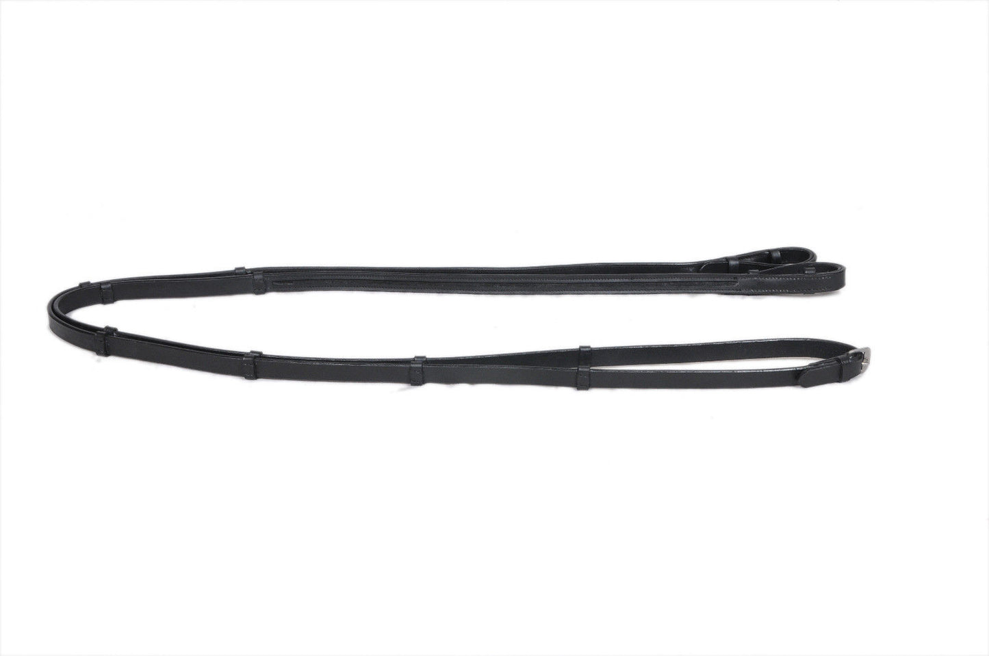 Qty. 2 Empty channel leather reins all colors and size braided 4 mm