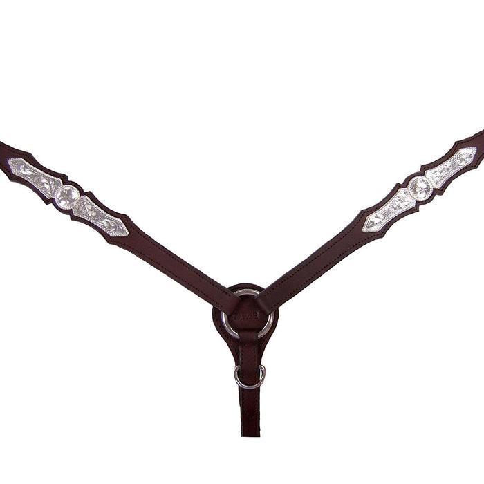 Dakota Show Leather Breast Collar