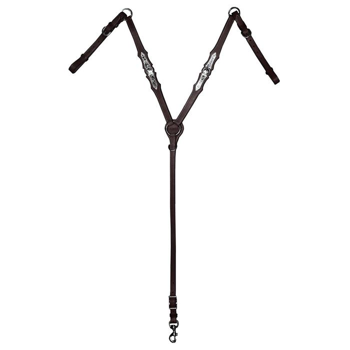 Dakota Show Leather Breast Collar