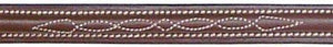 Raised Double Fancy Stitched Standing Martingale