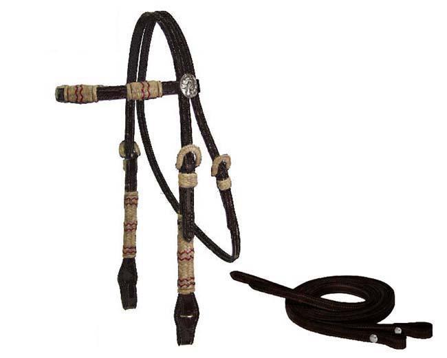 Rawhide Leather Headstall / Heastalls