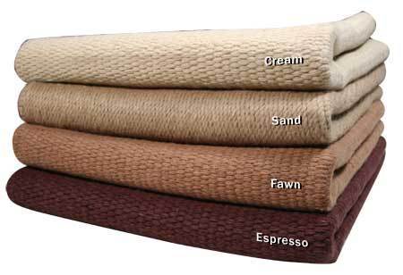 Solid Color New Zealand Wool Saddle Blankets