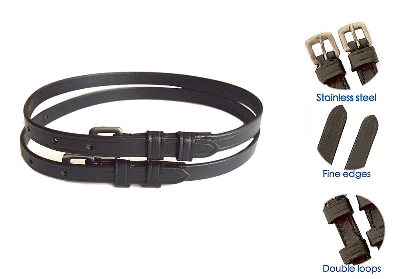 Bulk Lot of Plain Leather Spur Straps 17'' - 20''