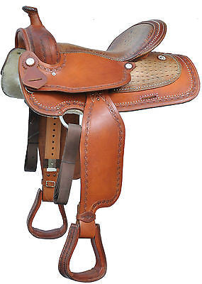 Swamp Hide Pleasure Western alligator Saddle - USA LEATHER Closeout