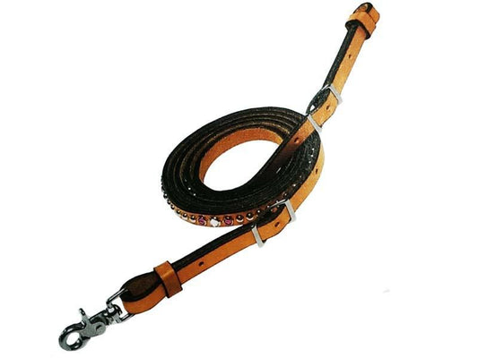 Weaver Leather Crystal Sensation Barrel Reins