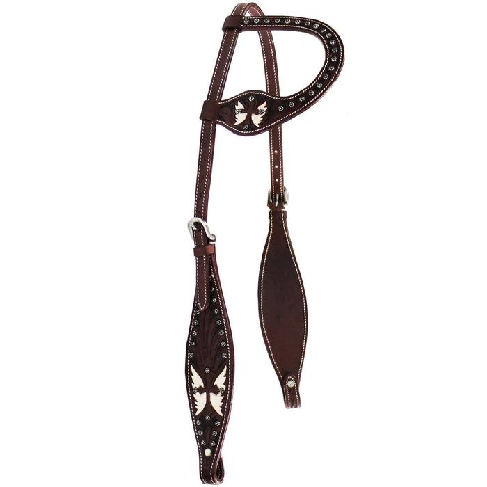 Painted Wings Design One Ear Headstall