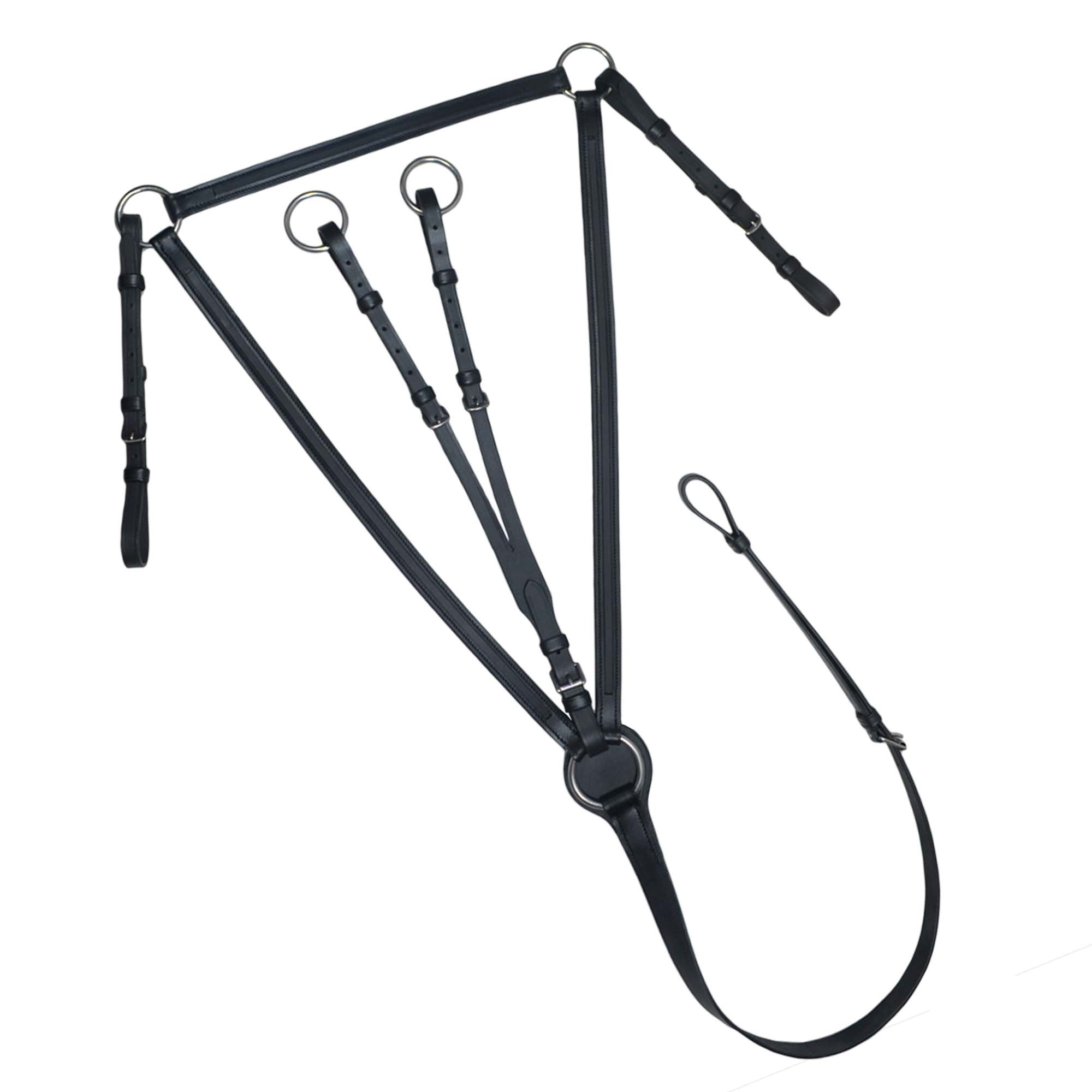 Plain Raised Breastplate with Running Martingale