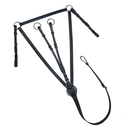 Plain Raised Breastplate with Running Martingale