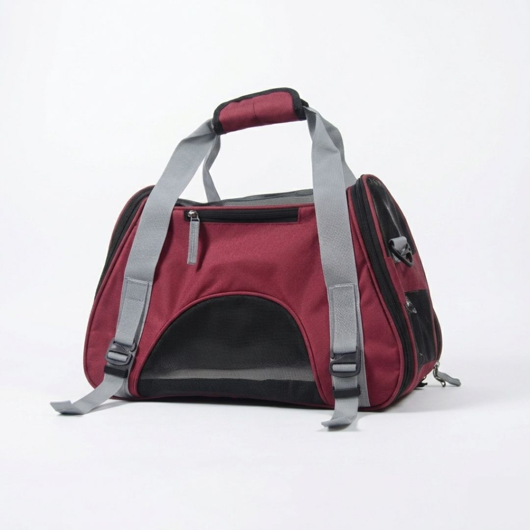 SIE Premium Pet Carrier Bag for Dogs & Cats – Breathable, Lightweight & Foldable