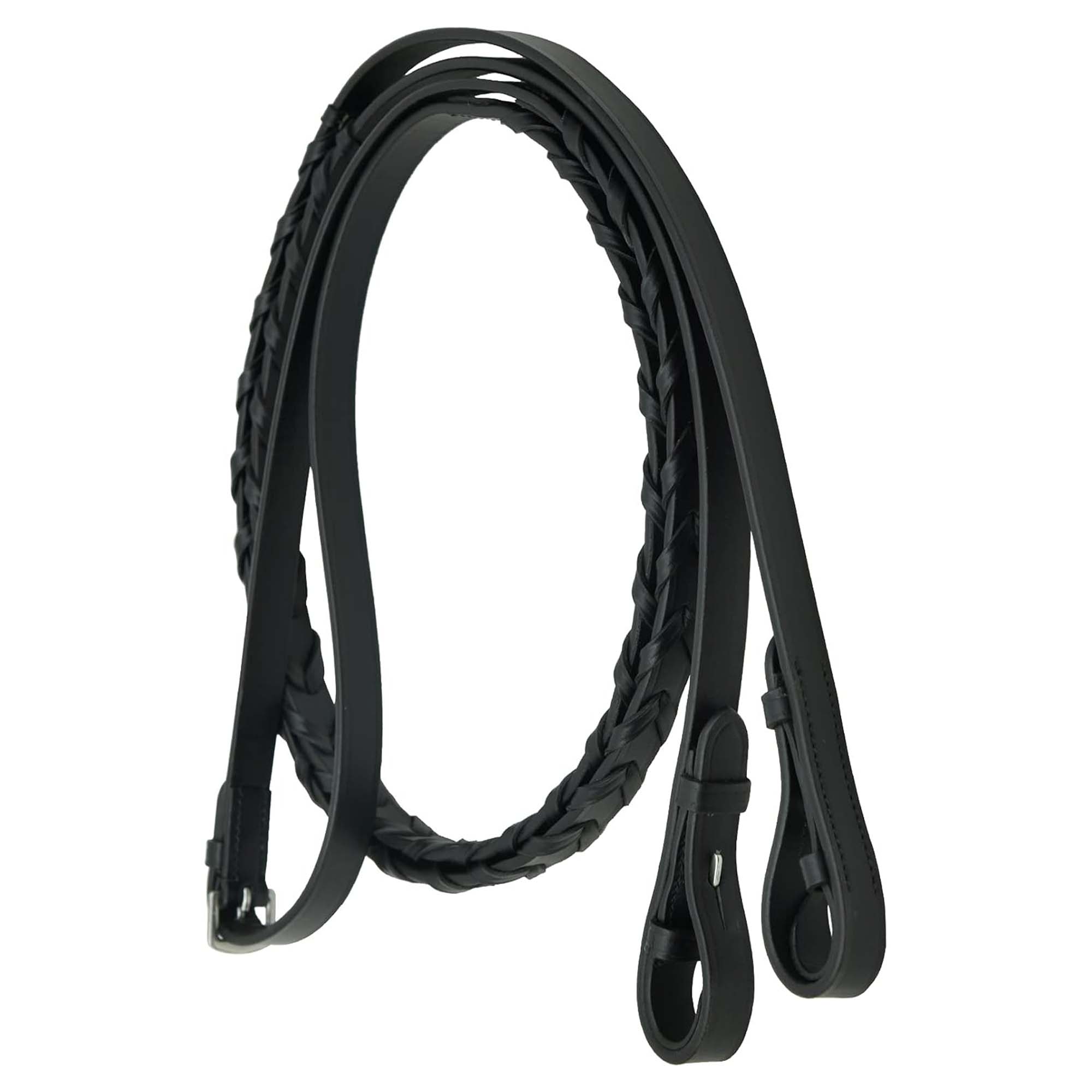 SIE Plaited Leather Bridle Reins