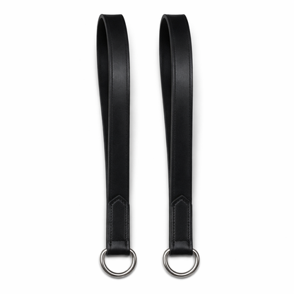 SIE Premium Genuine Leather Draw Reins – Double Handle with Metal Clips