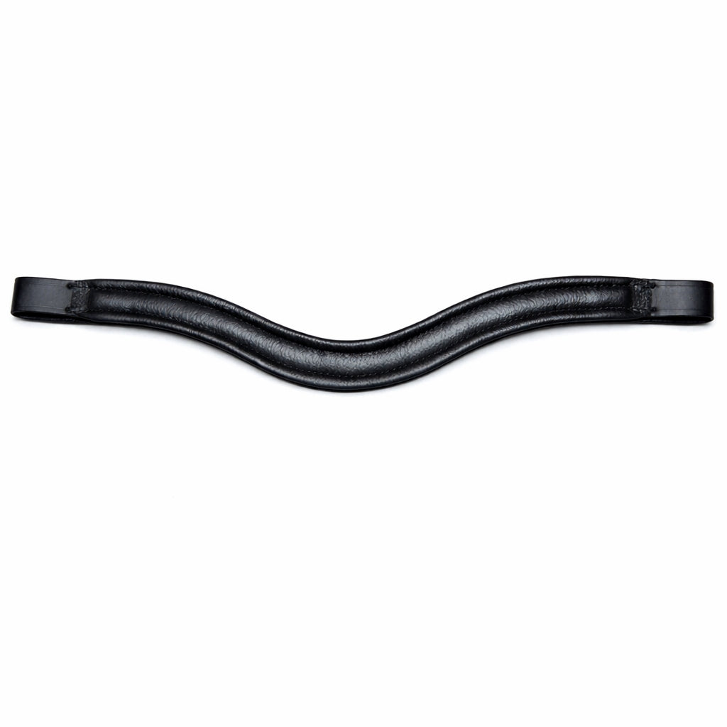 SIE Genuine Leather Horse Rainbow Crystal Browband with Multi-Color Rhinestones