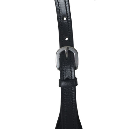 SIE Genuine Leather Headstall with Reins – Western Headstall & Reins Set with Engraved Silver Heart Conchos