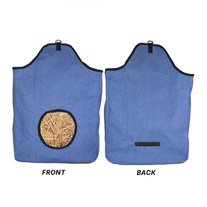 Lot of 20 Horse Hay Bags with D Rings in Navy Blue