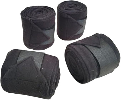 SIE EQUESTRIAN Horse Leg Bandage/Horse Leg wrap (Set of 4) Red, Blue, Navy Blue, Black, Pink, and White