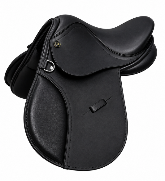 English Jumping Leather Horse and Pony Saddle