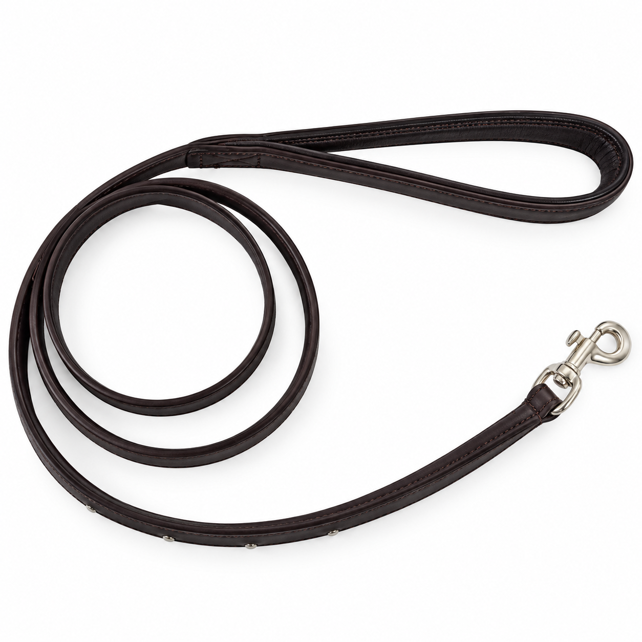 Padded Designer Dog Leash with Diamond Crystals