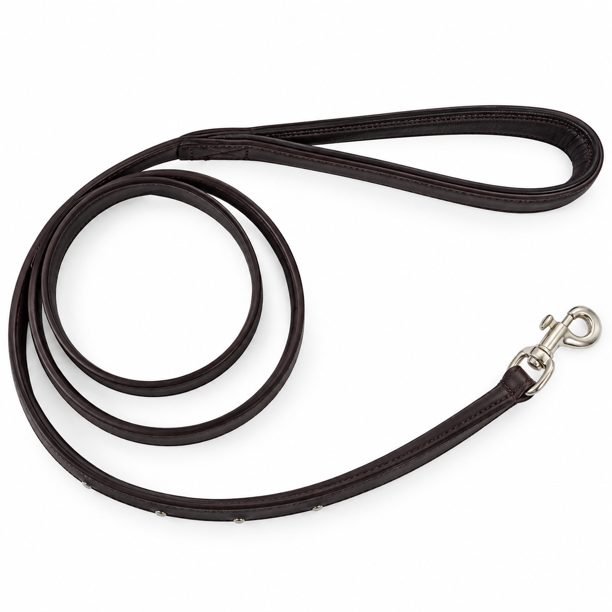 Padded Designer Dog Leash with Diamond Crystals