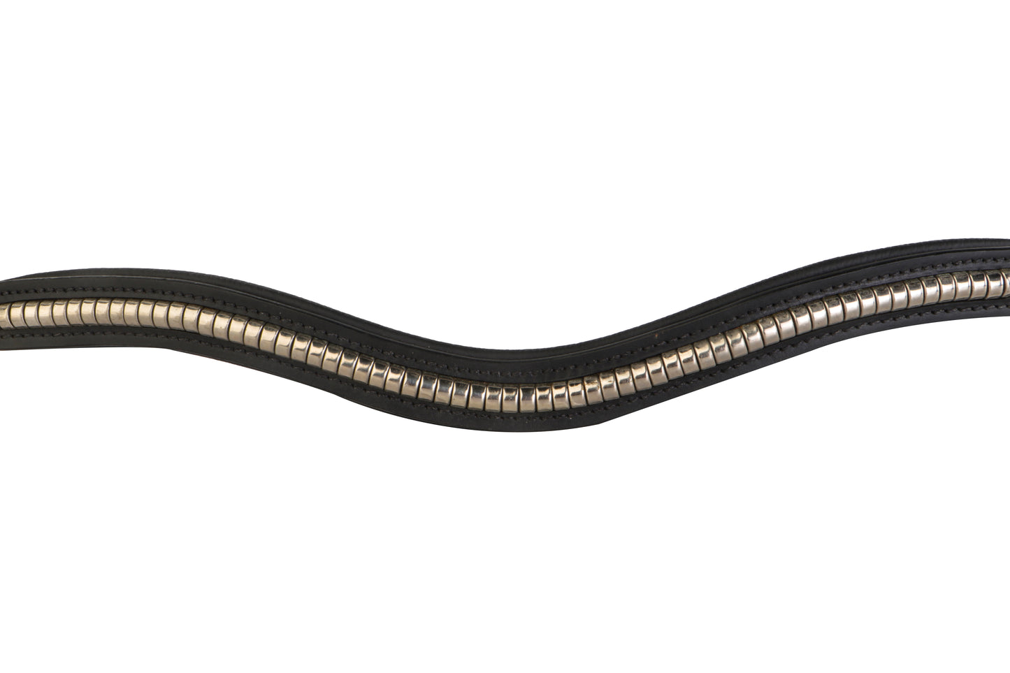 Single Row Clincher Leather Horse Browband