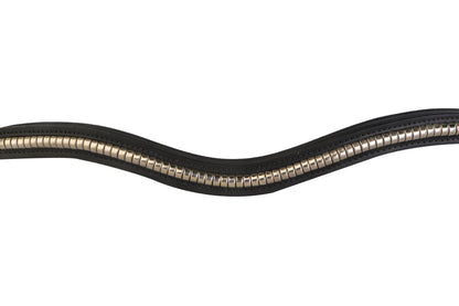 Single Row Clincher Leather Horse Browband