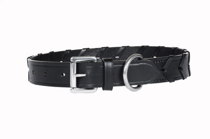 SIE Braided Leather Dog Collars