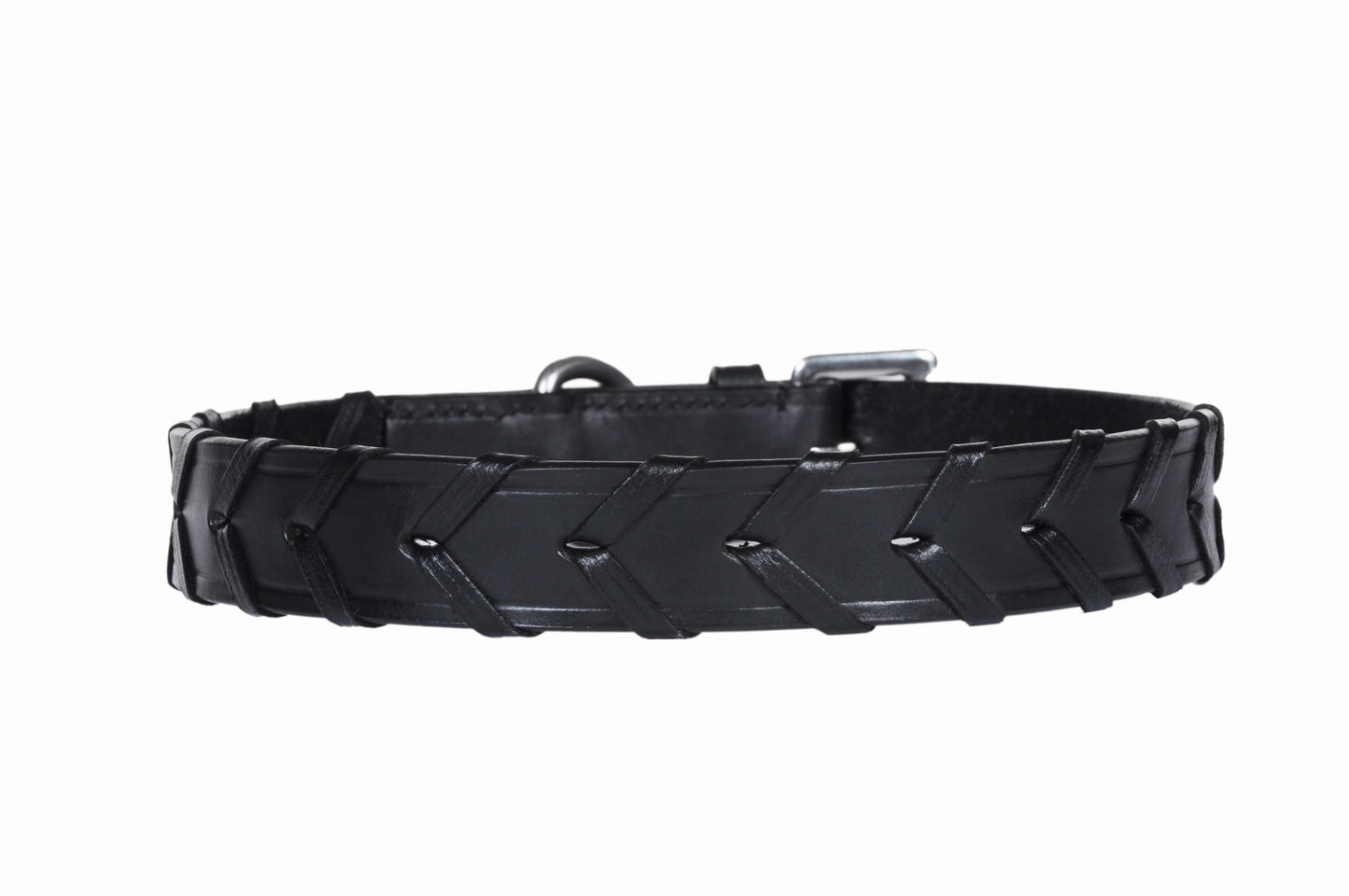 SIE Braided Leather Dog Collars