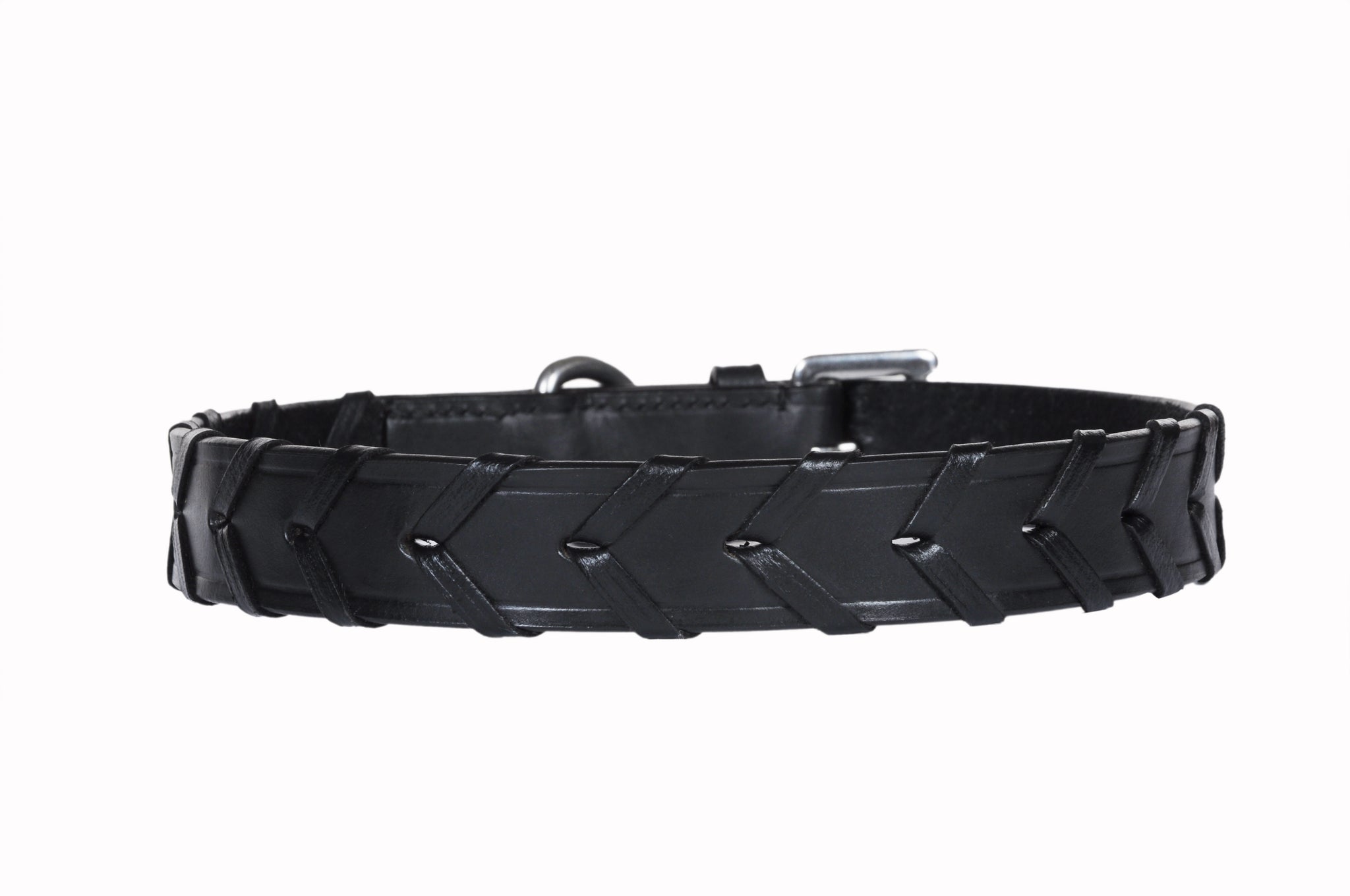 SIE Braided Leather Dog Collars