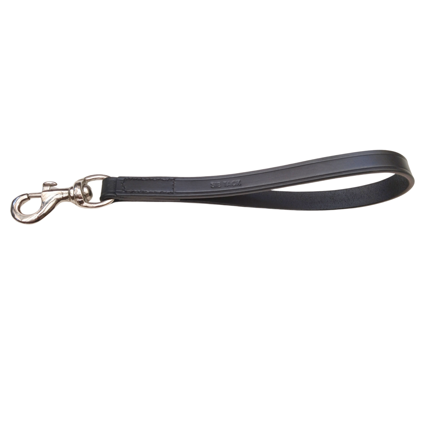 SIE Equestrian Leather Short Traffic Dog Leash 12"