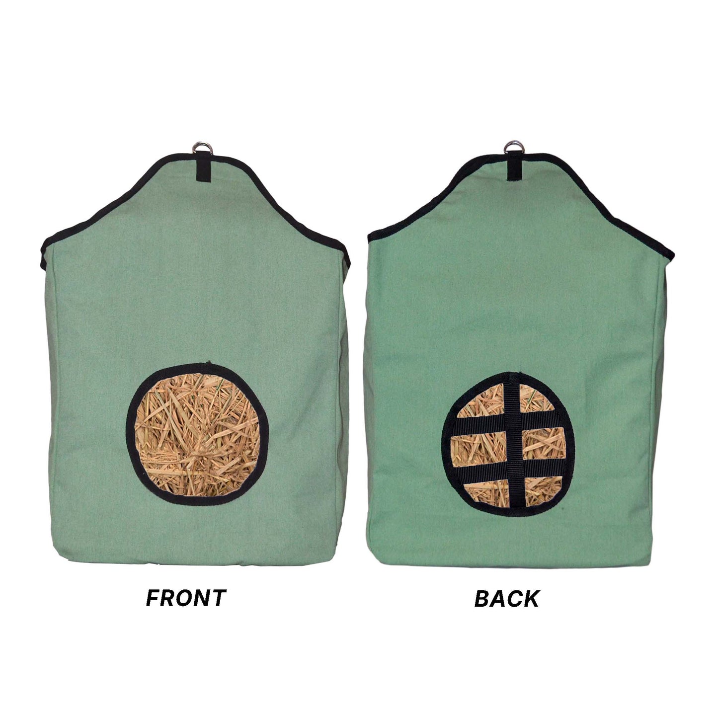 Lot of 20 Horse Hay Bags with D Rings in Navy Blue