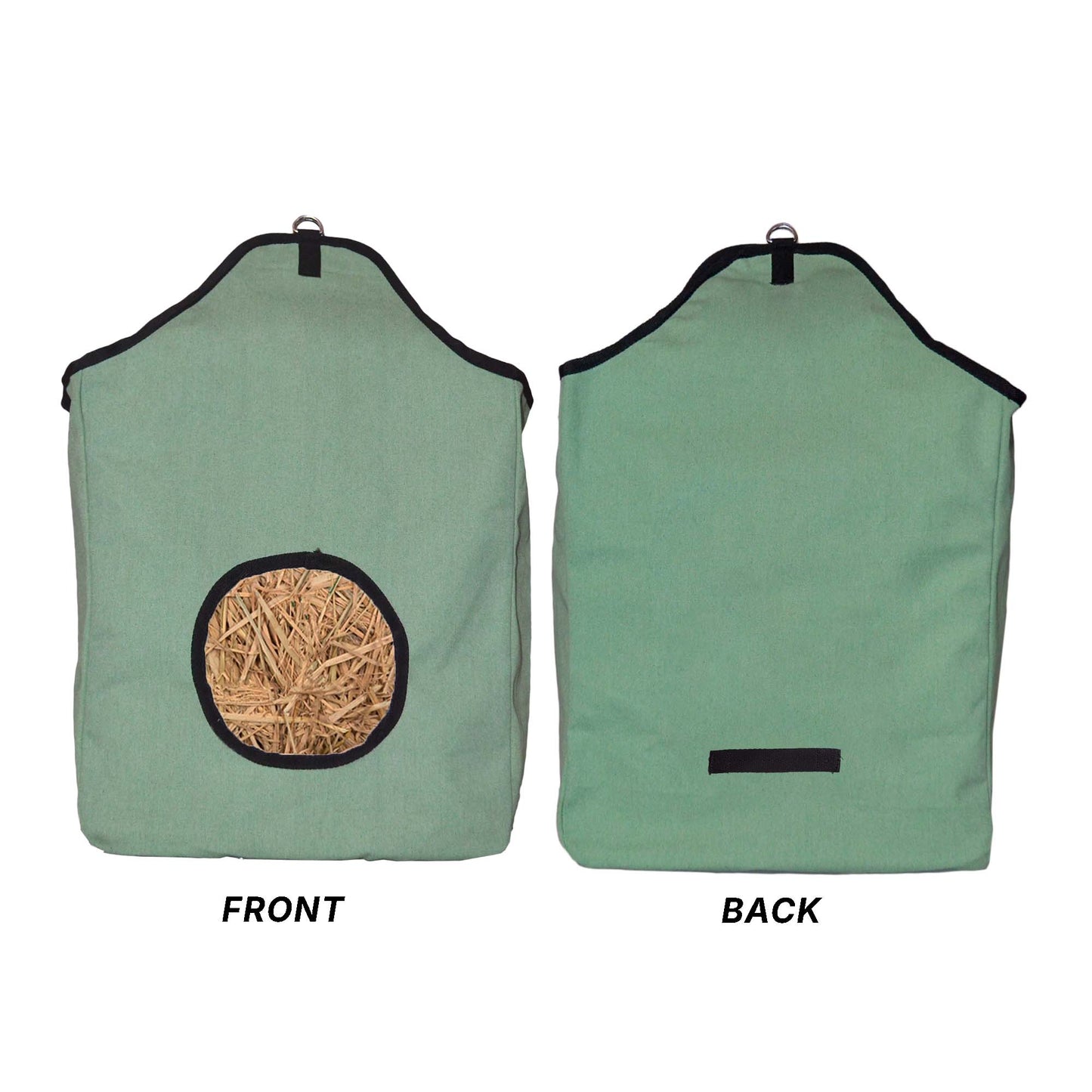 Lot of 20 Horse Hay Bags with D Rings in Navy Blue