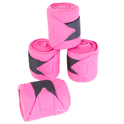 SIE EQUESTRIAN Horse Leg Bandage/Horse Leg wrap (Set of 4) Red, Blue, Navy Blue, Black, Pink, and White