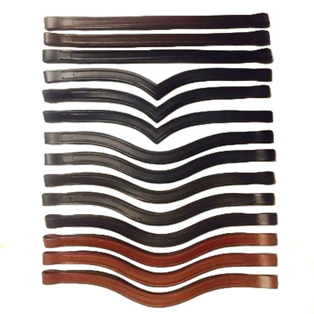 SIE Offer lot of 14 Empty channel browbands - U V and Straight New