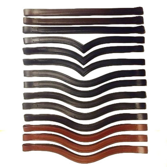 SIE Offer lot of 14 Empty channel browbands - U V and Straight New