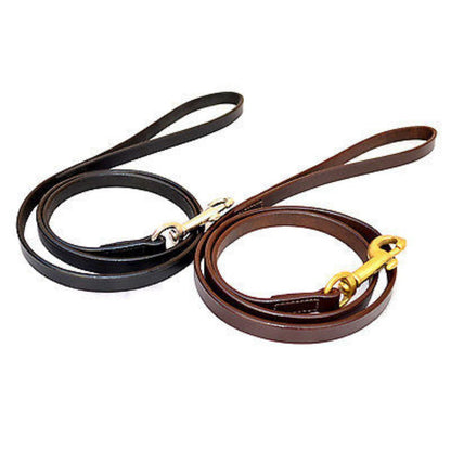 Leather Dog Collars Leads w Snap Buckles. All Sizes Available.