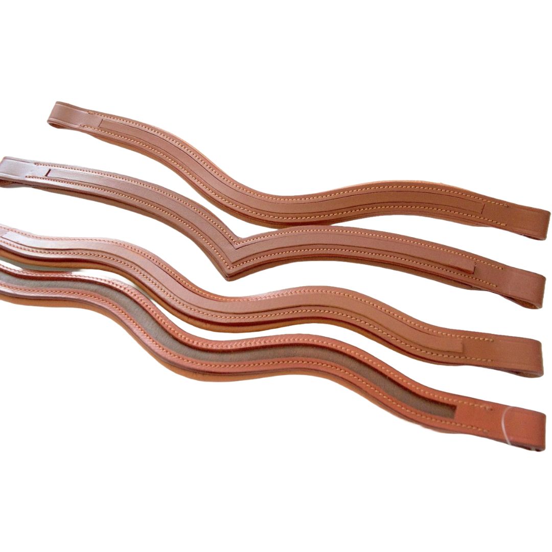 Qty. 250 SIE - Custom Made Empty Channel Leather Browbands  SUPERSALE OFFER