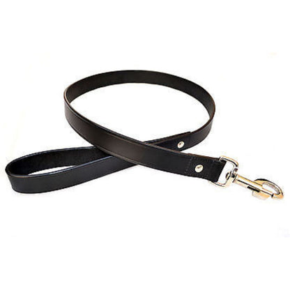 Leather Dog Collars Leads w Snap Buckles. All Sizes Available.