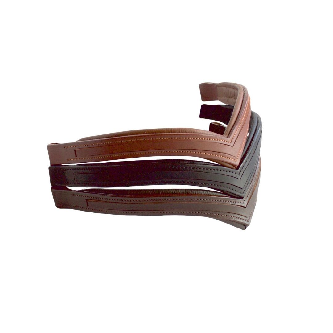 Qty. 100 SIE - Custom Made Empty Channel Leather Inlay Browbands