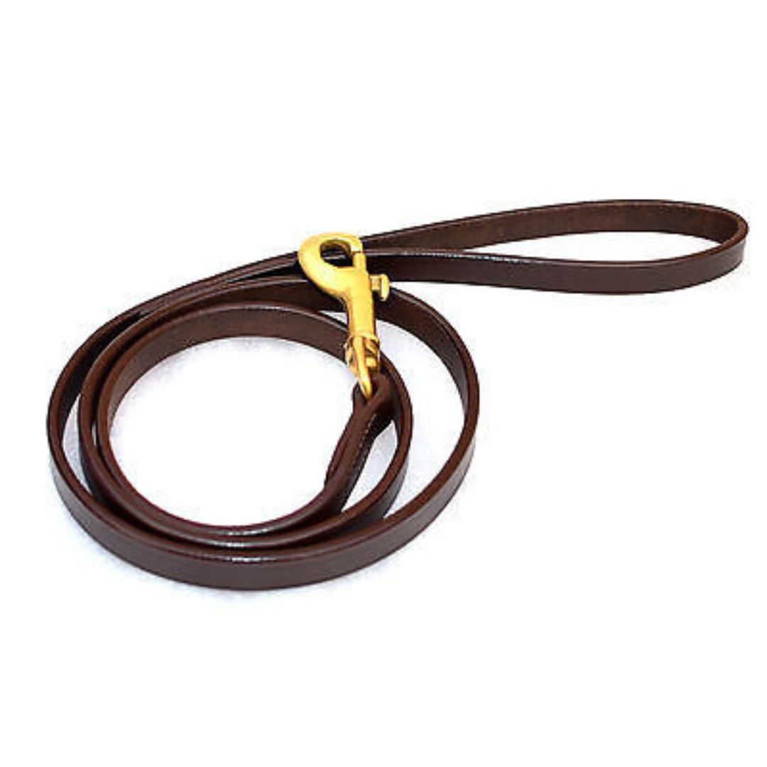 Leather Dog Collars Leads w Snap Buckles. All Sizes Available.